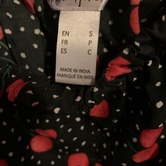 50s inspired black and white dress with cherries - Picture 10 of 10